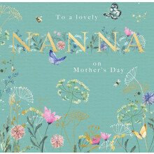 To A Lovely Nanna Nan's Nature Wonderland Artistic Mother's Day Greeting Card