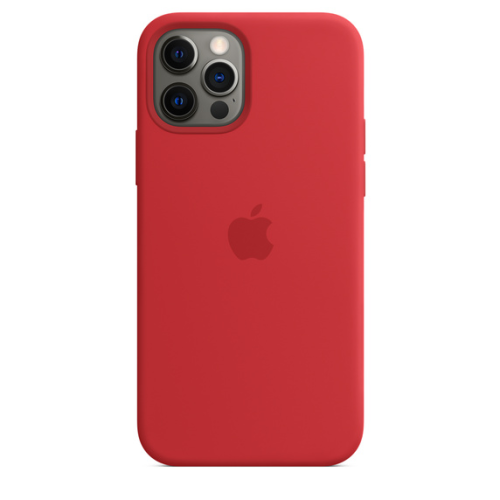 Apple Apple Silicone Case with MagSafe for iPhone 12 Pro Max - Red