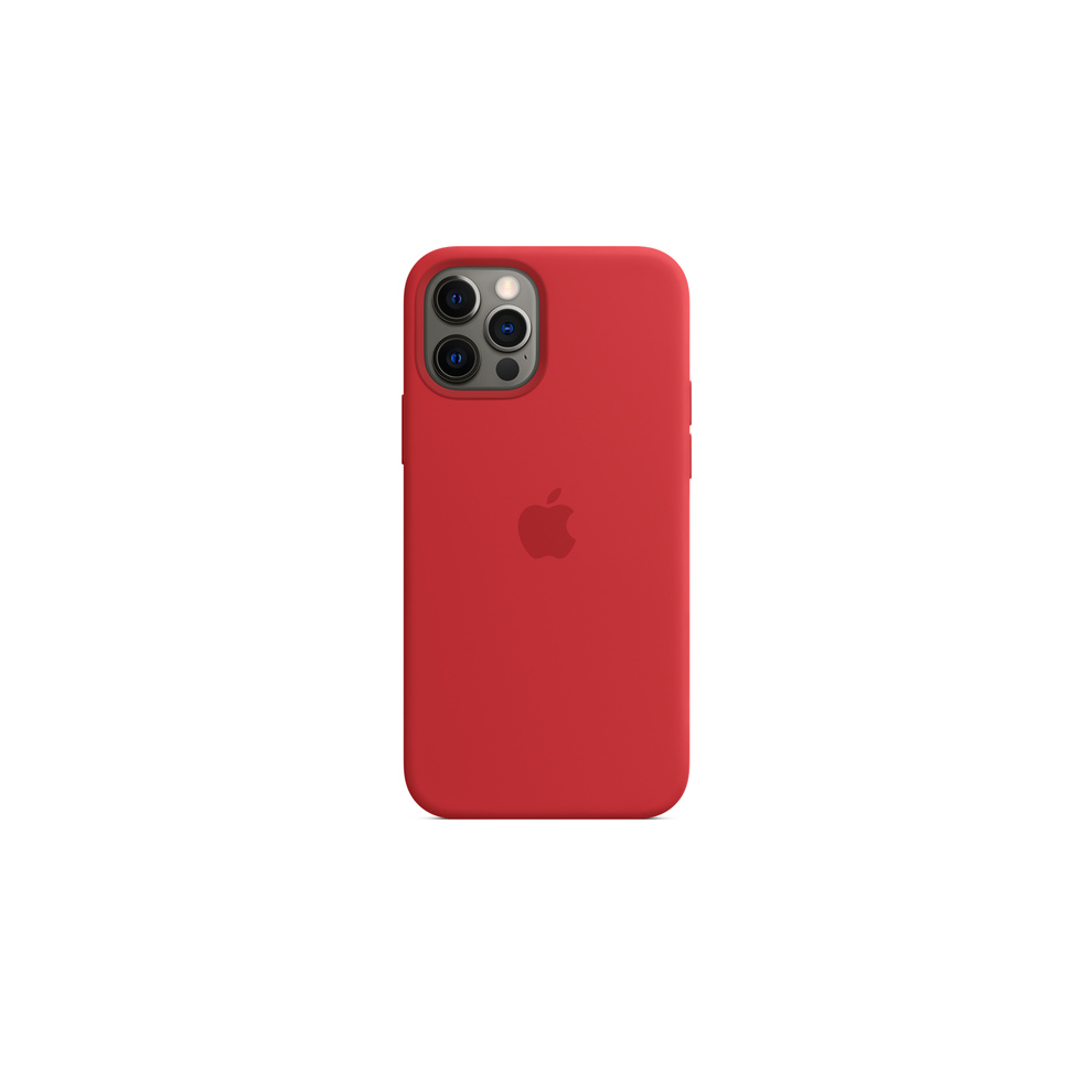 Apple Silicone Case with MagSafe for iPhone 12 Pro Max - Red