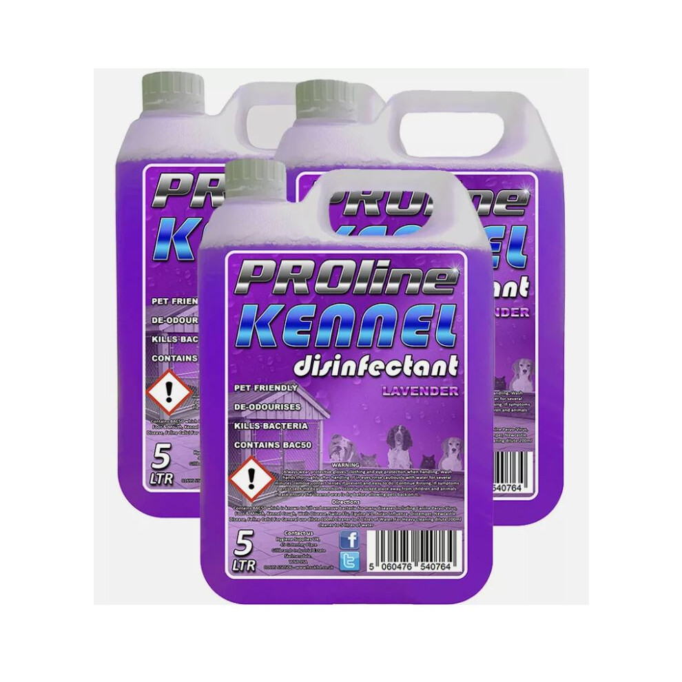 Proline Lavender Kennel Disinfectant 15L Scent With Odour Neutralisers