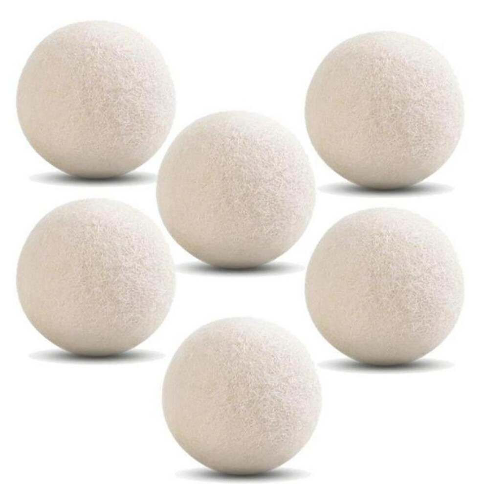 6Pcs Reusable Wool Dryer Balls Softener Laundry Home 5cm Fleece Dry Kit Ball Useful Clothes Washing Machine Accessories