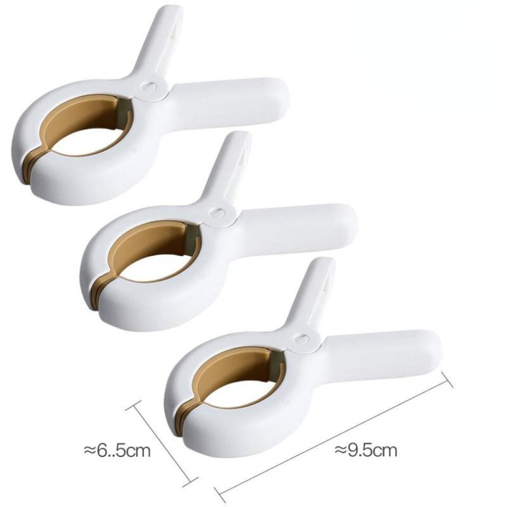 (Yellow) 3Pcs/set Beach Towel Clips Plastic Laundry Clothes Pins Windproof Bed Sheet Clip Clothesline Clothespin Hanging Rack