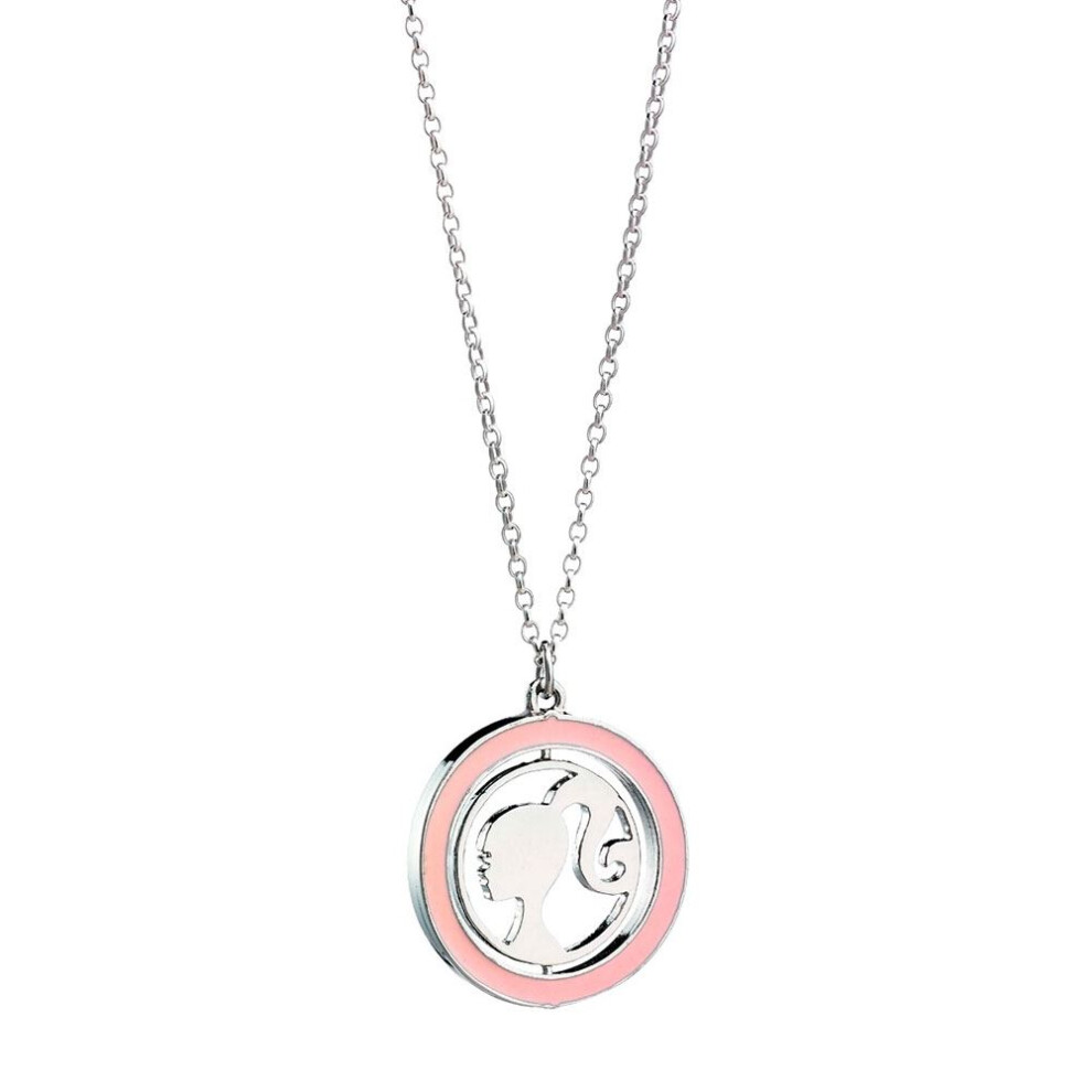 Barbie Silhouette Spinning Necklace