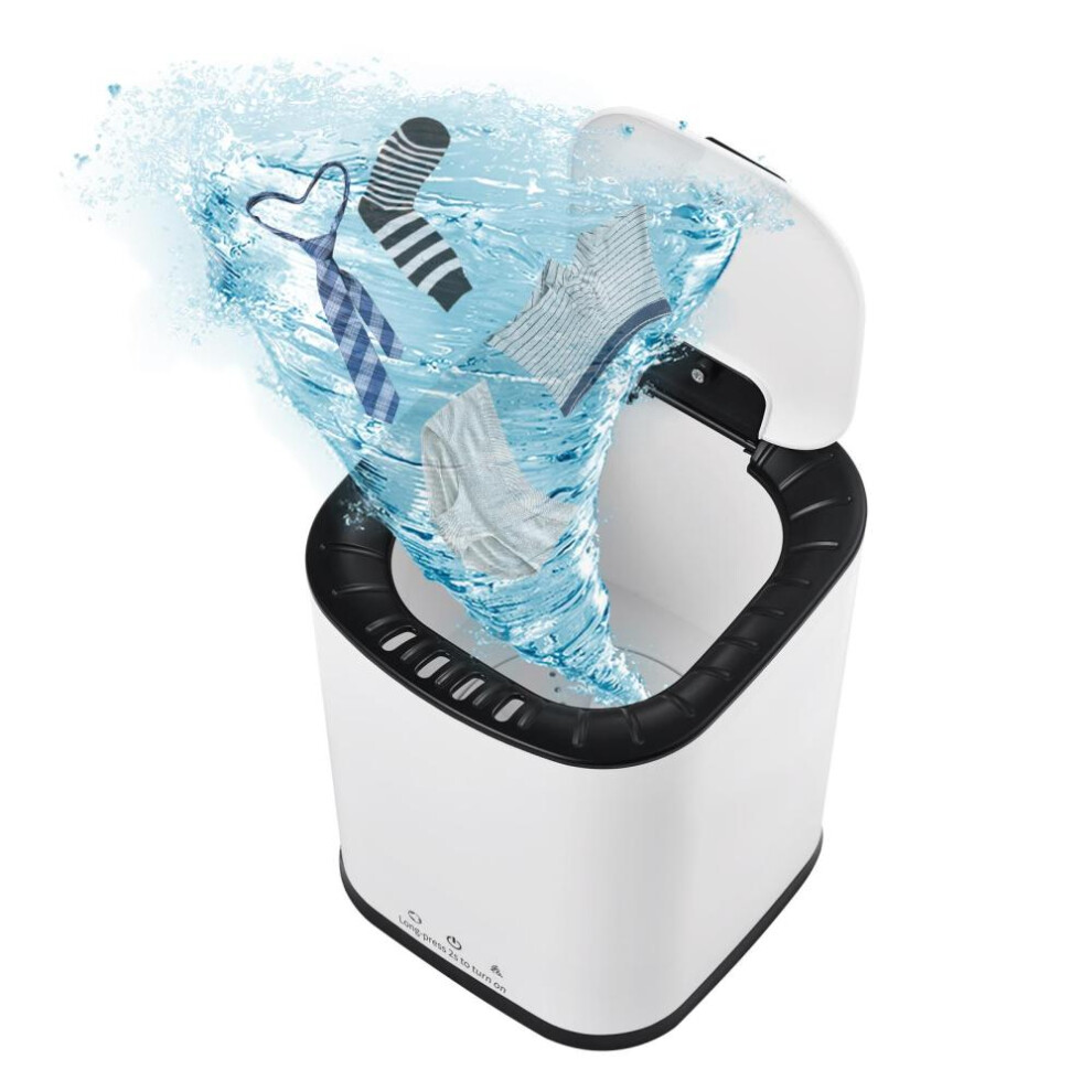 Portable Washing Machine for Underpants Underwear Sock 2L Capacity Mini Laundry Machine Turbine