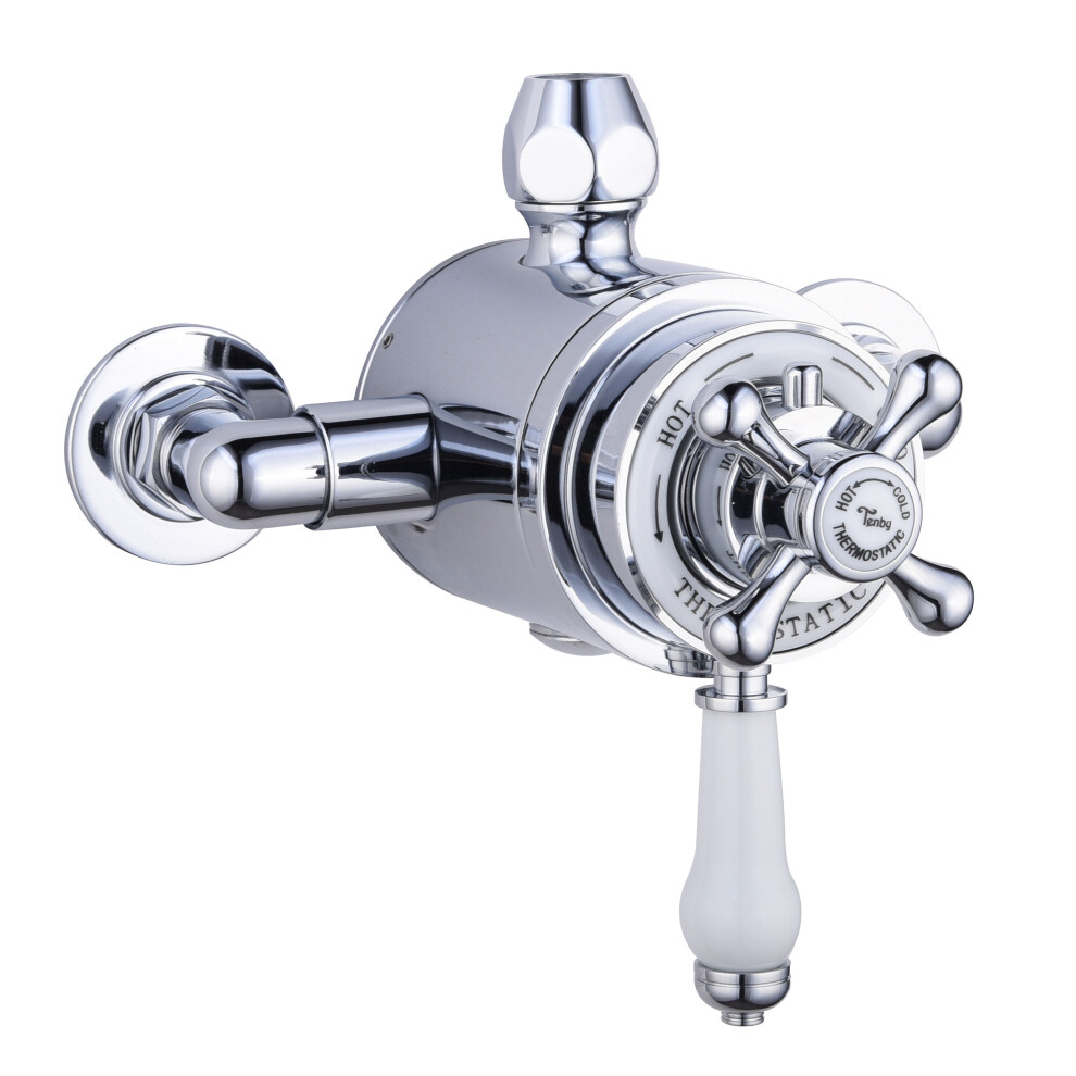 Traditional Victorian Thermostatic Exposed Shower Valve 1 Outlet