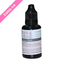 (Black, 30ml Ink Shotz) Edible printer Ink in Set and Size Options.