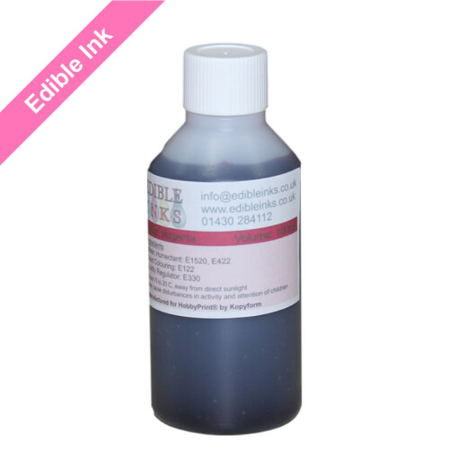 (Magenta, 100ml) Edible printer Ink  in Set and Size Options.
