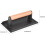 VG® Cast Iron Rectangular Burger Press 20x10 cm Non-Stick Grill Weight 3