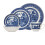 AuraHome Blue Willow 20-Piece Dinner Set, Porcelain, Blue & White 5