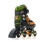 (Green/Orange, UK:1-4 EU:33-37 US:M2-5) Pixel Adjustable Inline Skates 4