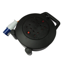 Camping Electric Hook Up Cable Reel 15M (4 Way Extension Lead Caravan)