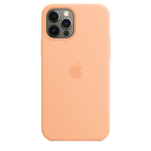 Apple Silicone Case with MagSafe for iPhone 12 Pro Max - Cantaloupe