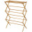 (3 Tier) Bamboo Wood Folding Clothes Drying Rack Airer New 4