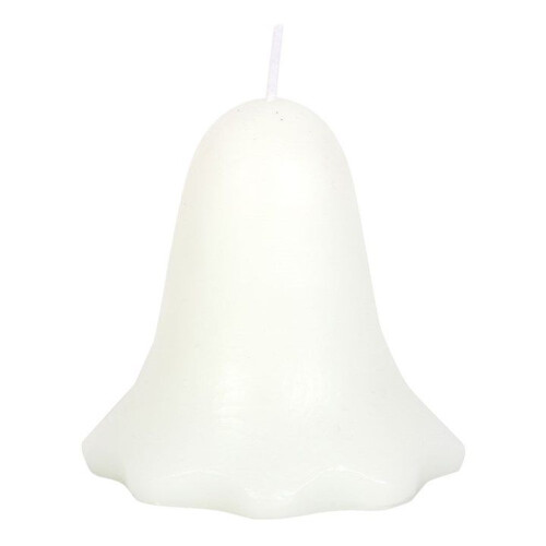 10CM UNSCENTED GHOST CANDLE 1