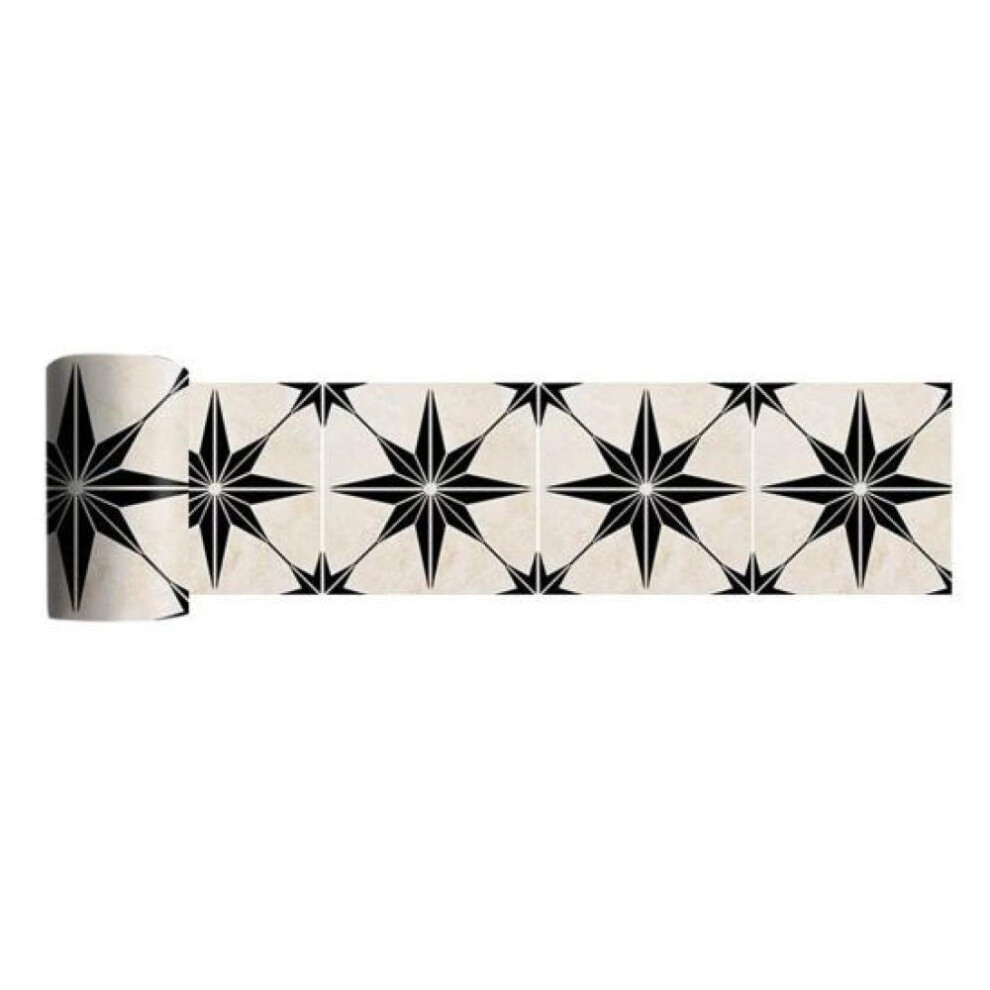 Waterproof Matte Surface Vinyl Tile Sticker for Kitchen Bathroom Removable Wall Floor Decal
