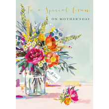 To A Special Gran Gran's Love Blooms Traditional Mother's Day Greeting Card