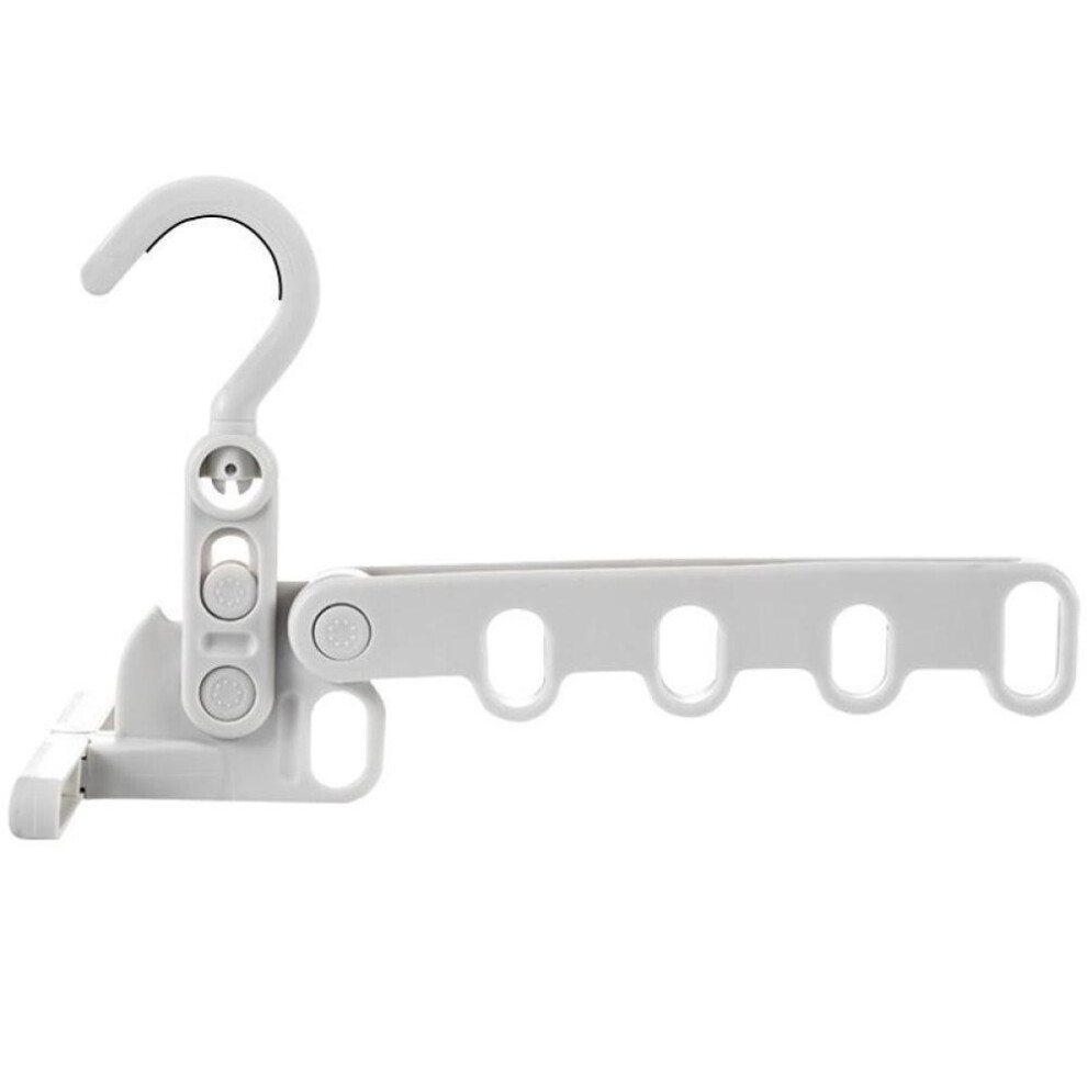 Portable Foldable Travel Hanger Folding Clothes Drying Rack Travel Hangers Hanging Rack With 5 Holes For Hotel Camping Travel