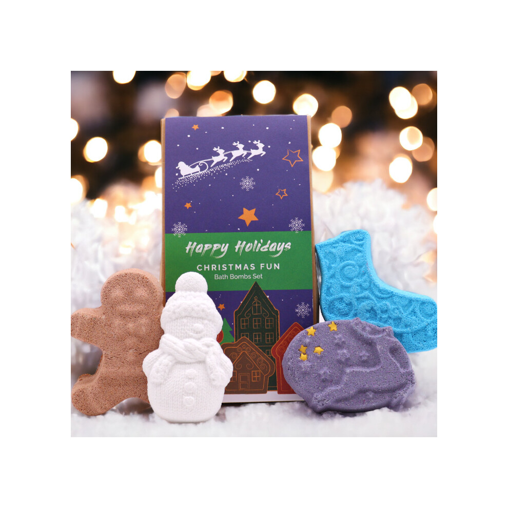 Awd Christmas Bath Bomb Gift Pack - Christmas Fun