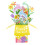Clever Cube Happy Easter Hoppy Hares Pop Up Easter Greeting Card 1