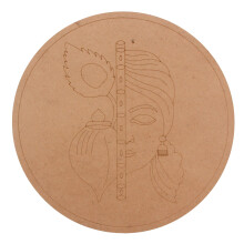 (Design 3) Rangoli Stencils Diwali Colouring MDF Wooden Indian Hindu Festival Kids Art Deco