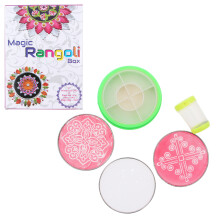 (4 Inch Small) Rangoli Stencils Diwali Magic Rangoli Kit Indian Hindu Festival Art Home Décor