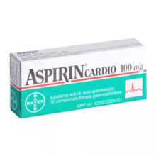 Aspirin Cardio, 100 mg, 28 gastro-resistant tbls
