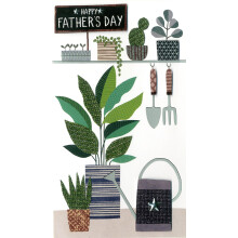 Happy Father's Day Bloomin' Fun! Hand-Finished Father's Day Greeting Card