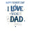 Dad Bad Jokes Fun Scribbles Hand-Finished Father's Day Greeting Card 1