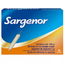 Sargenor 20 Ampoules Energy and Fatigue Relief