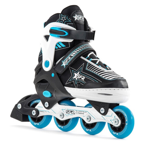 (Blue, UK:3J-6J EU:35.5-39.5 US:M4-7) Pulsar Adjustable Inline Skates