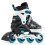 (Blue, UK:3J-6J EU:35.5-39.5 US:M4-7) Pulsar Adjustable Inline Skates 4