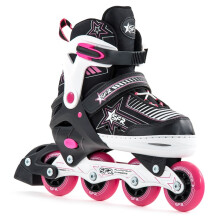 (Pink, UK:12J-2J EU:30.5-34 US:M13J-3) Pulsar Adjustable Inline Skates