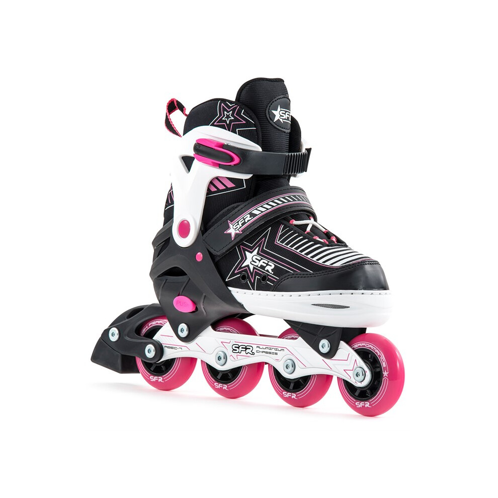 Sfr Skates (Pink, Uk:12j-2J Eu:30.5-34 Us:m13j-3) Pulsar Adjustable Inline Skates