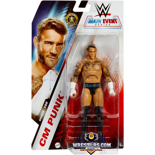 WWE WWE Main Event Serie - 15 cm bewegliche Figur - CM Punk Figur