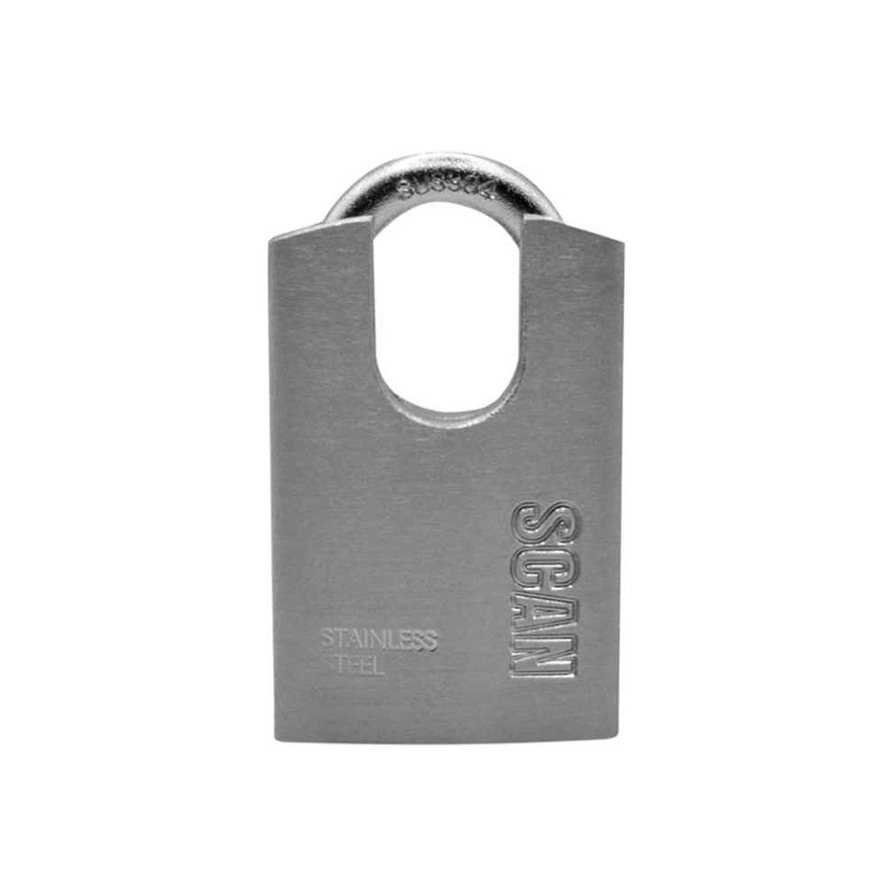 Scan Scapls40 Stainless Steel Shrouded Padlock 40 Scapls40 | 5023969008011