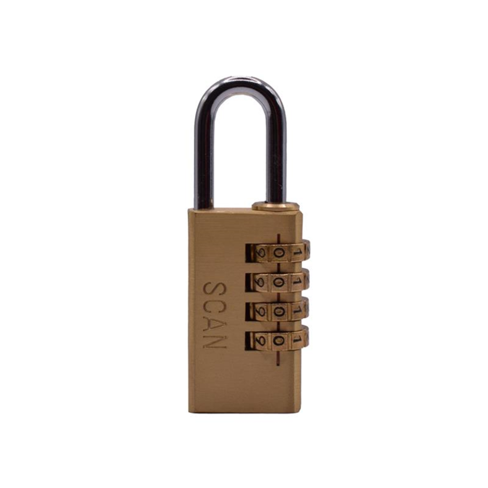Scan Brass Combination Padlock 28Mm - Gold - Image 7