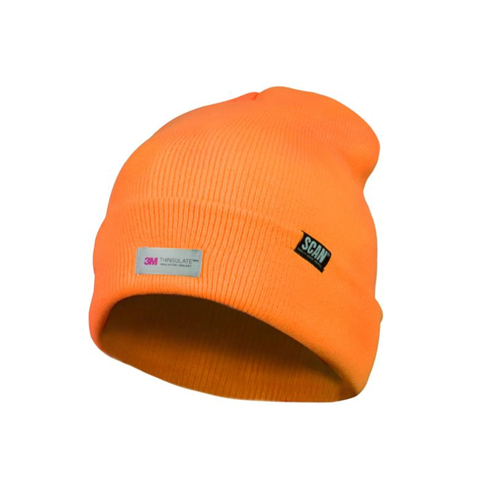 Scan Orange Scahvbeano Hi-Vis Beanie Hat |