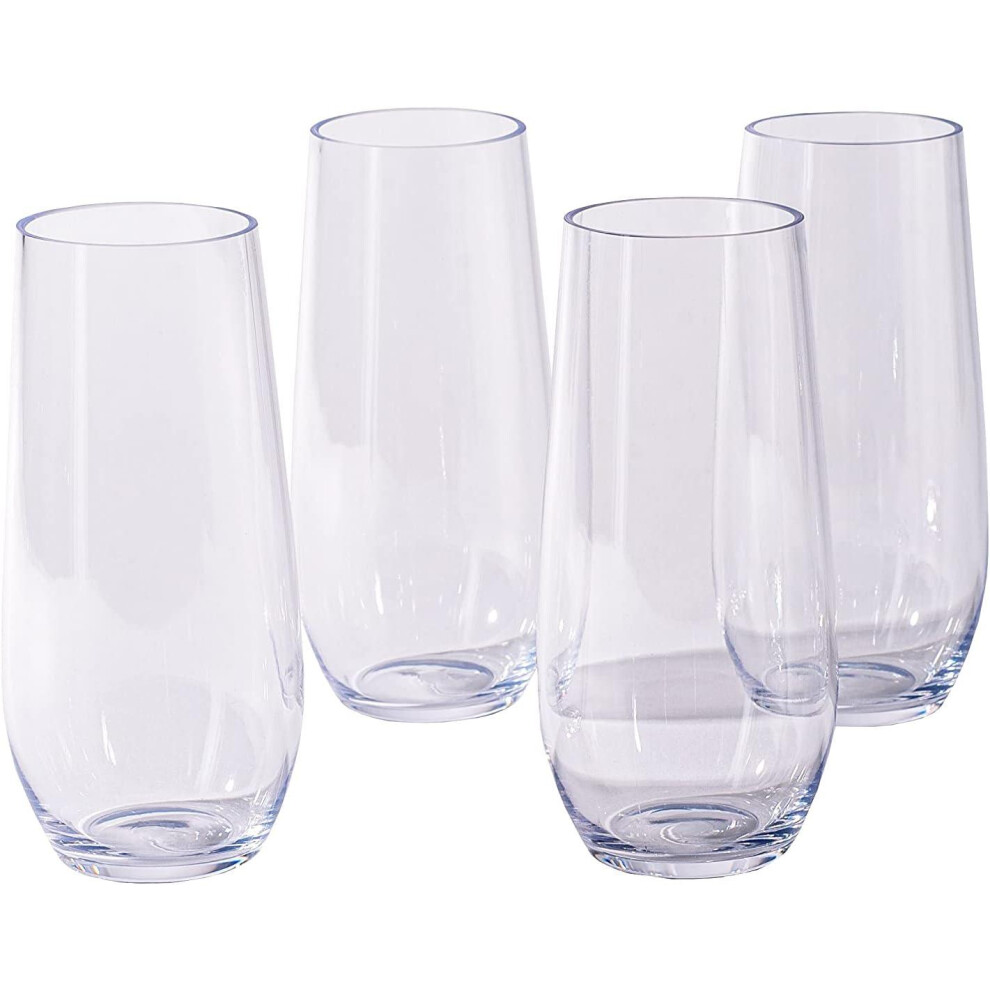 00; 8258; CLEVERSPA 10OZ CHAMPAGNE GLASSES 4 PACK