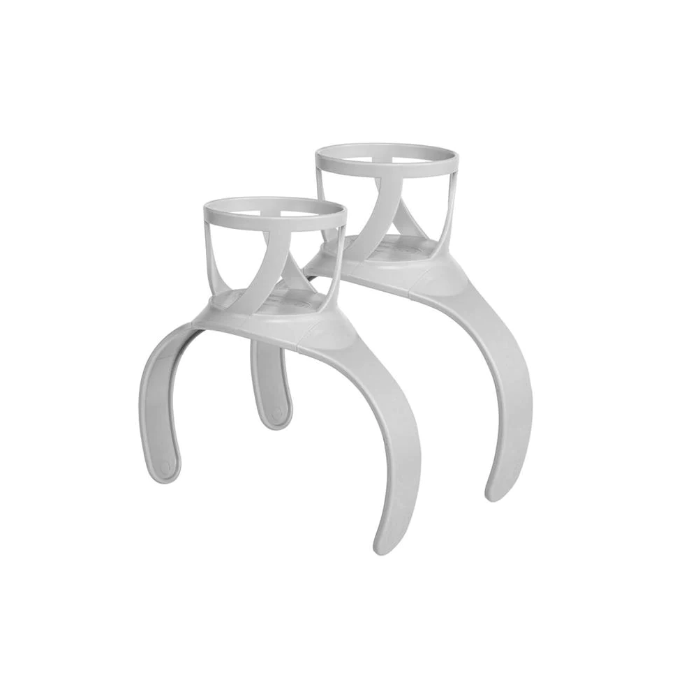 CleverSpa 8042 2 Pack Spa Hot Tub Drinks Cup Holders Attachment Accessory, White