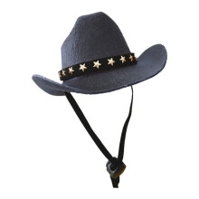 (black) One Piece Pet Cat Star Cowboy Hat Pet Supplies Adjustable Cat Costume Top Hat Headwear Pet Hat Cat Hat Pet Sun Hat Cat
