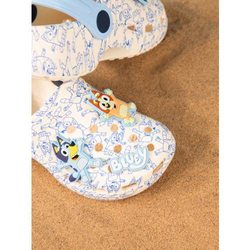Bluey (11 UK Child) Bluey Clogs (Boys Grey) 2