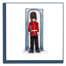 Quilling Royal Guard Lavish London Hand-Finished Art Greeting Card