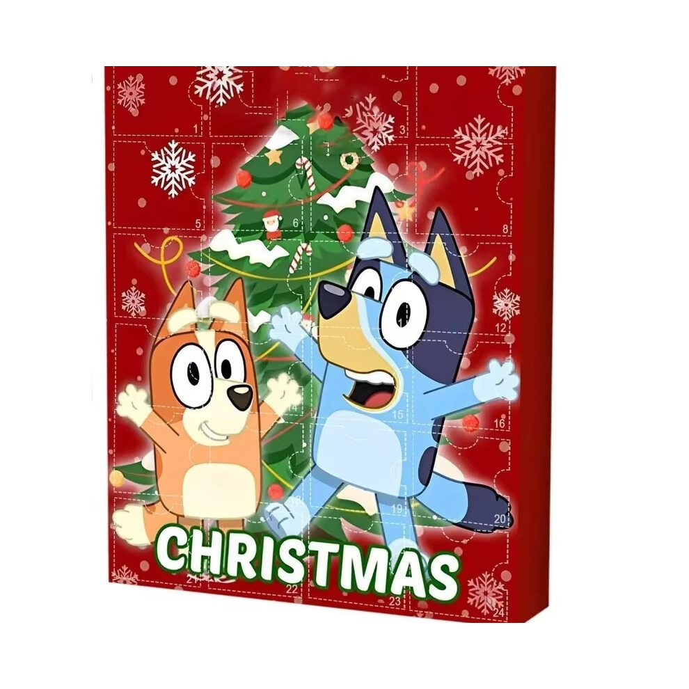 (Bluey Advent Calendar A) Christmas Bluey Advent Calendar Contains 24 Gifts Christmas Countdown Calendar