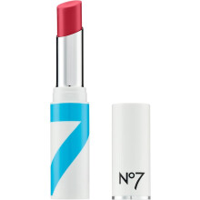 NO7 Balsamo per labbra idraluuminoso - lampone - balsamo per labbra tinte con acido ialuronico idratante - idratante per labbra con colore puro per s