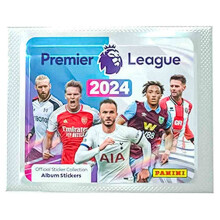 Panini Premier League 2024 Sticker Pack - 1 Pack with 5 Stickers, 636 Collectible Stickers, Shinies & Parallel Cards