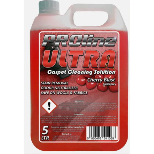 PROline Ultra Cherry Blast Carpet Shampoo Fluid Cleaner 5L