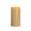 9cm x 18cm Cream Wax Melted Pool Effect Candle with Timer Function and Warm White LED 7