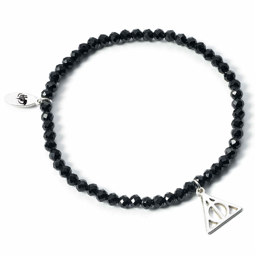 Harry Potter Deathly Hallows Stone Bracelet With Sterling Silver Charm