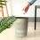 (CREAM) 9 L FLORA PAPER BIN OFFICE KITCHEN BEDROOM COLOUR 5