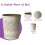 (CREAM) 9 L FLORA PAPER BIN OFFICE KITCHEN BEDROOM COLOUR 8